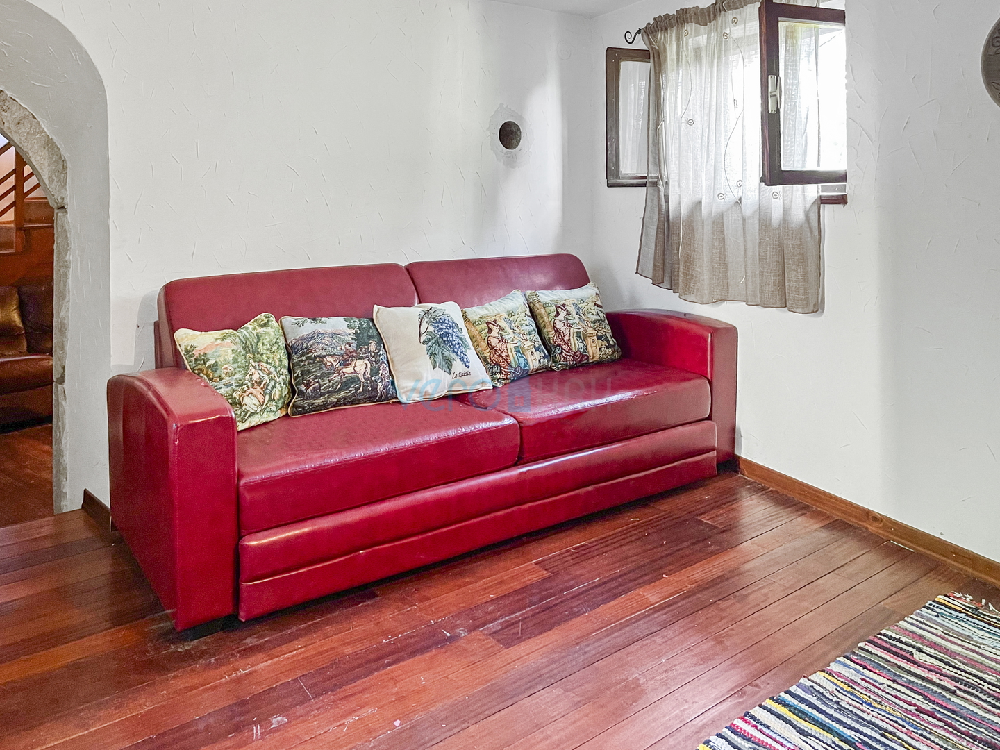 Dobrinj, otok Krk, obnovljena rustikalna kuća, 80m2, pogled, prodaja